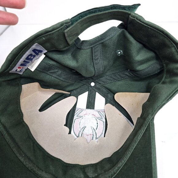 MILWAUKEE BUCKS Hat Cap GREEN Logo NBA Basketball Patch - Picture 8 of 8